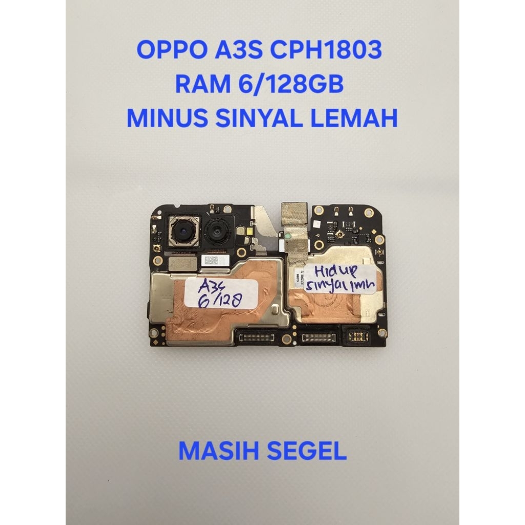 mesin hidup OPPO A3S RAM 6/128gb | MINUS sinyal lemah