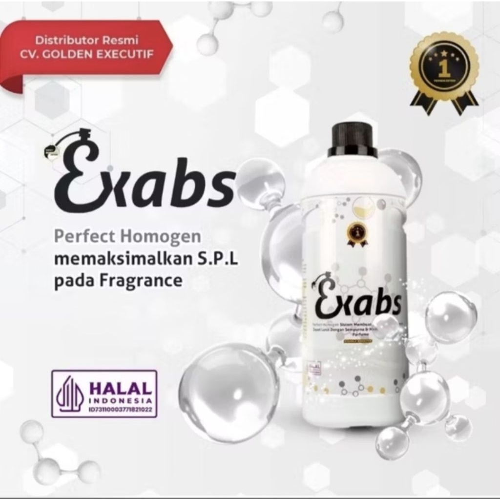 exabs homogen doubel booster pelarut parfum halal 900ml
