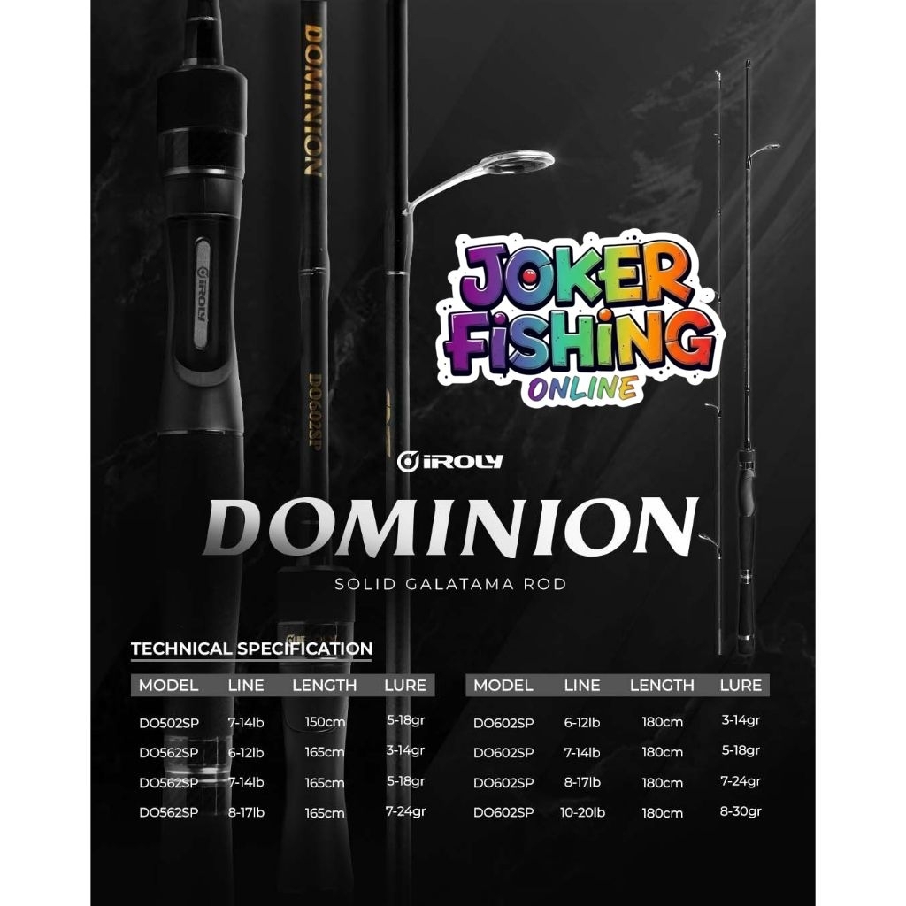 JORAN IROLY DOMINION 150/165/180CM - SOLID CARBON RING FUJI GALATAMA