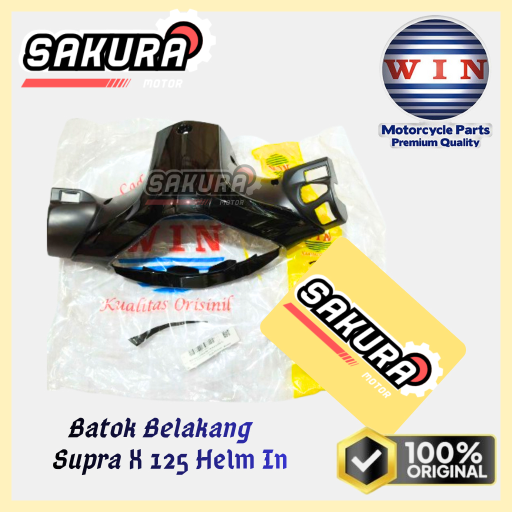 Batok Belakang Supra X 125 Helm In Original WIN