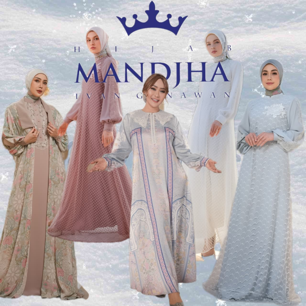 MANDJHA Dress Raya Collection By IVAN GUNAWAN - Busana Muslim Ivan Gunawan Modest ORIGINAL