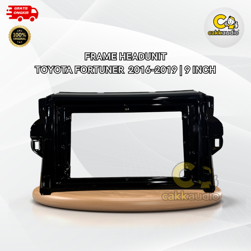Frame Head Unit Android Mobil Toyota Fortuner | 2016 - 2019 | 9 Inch