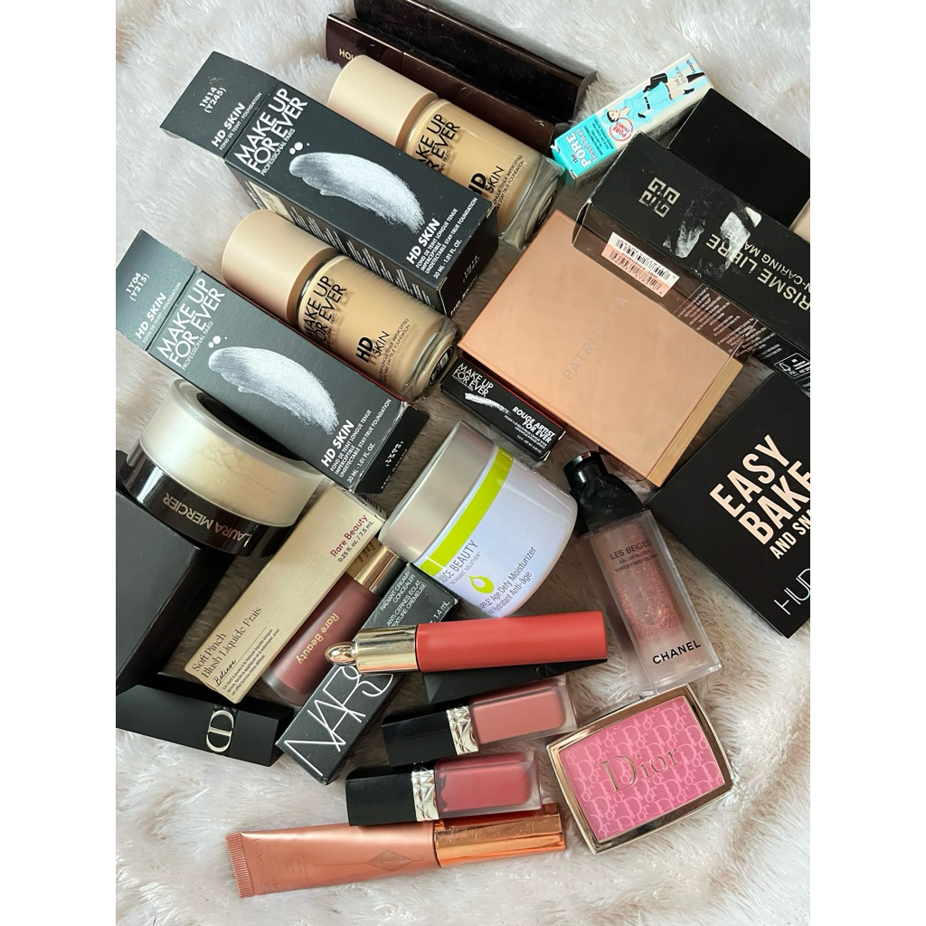 preloved makeup highend branded mua patrick ta mufe rare