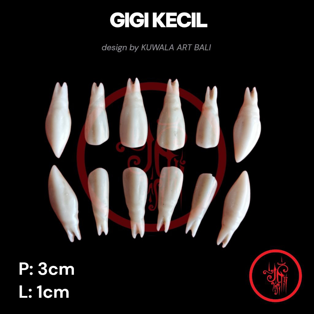 Gigi Ogoh Ogoh Bali Ukuran Kecil Payasan Ogoh Ogoh Bali by KUWALA ART BALI