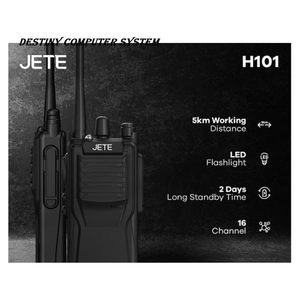 HT Handy Talky Jete H101 5KM
