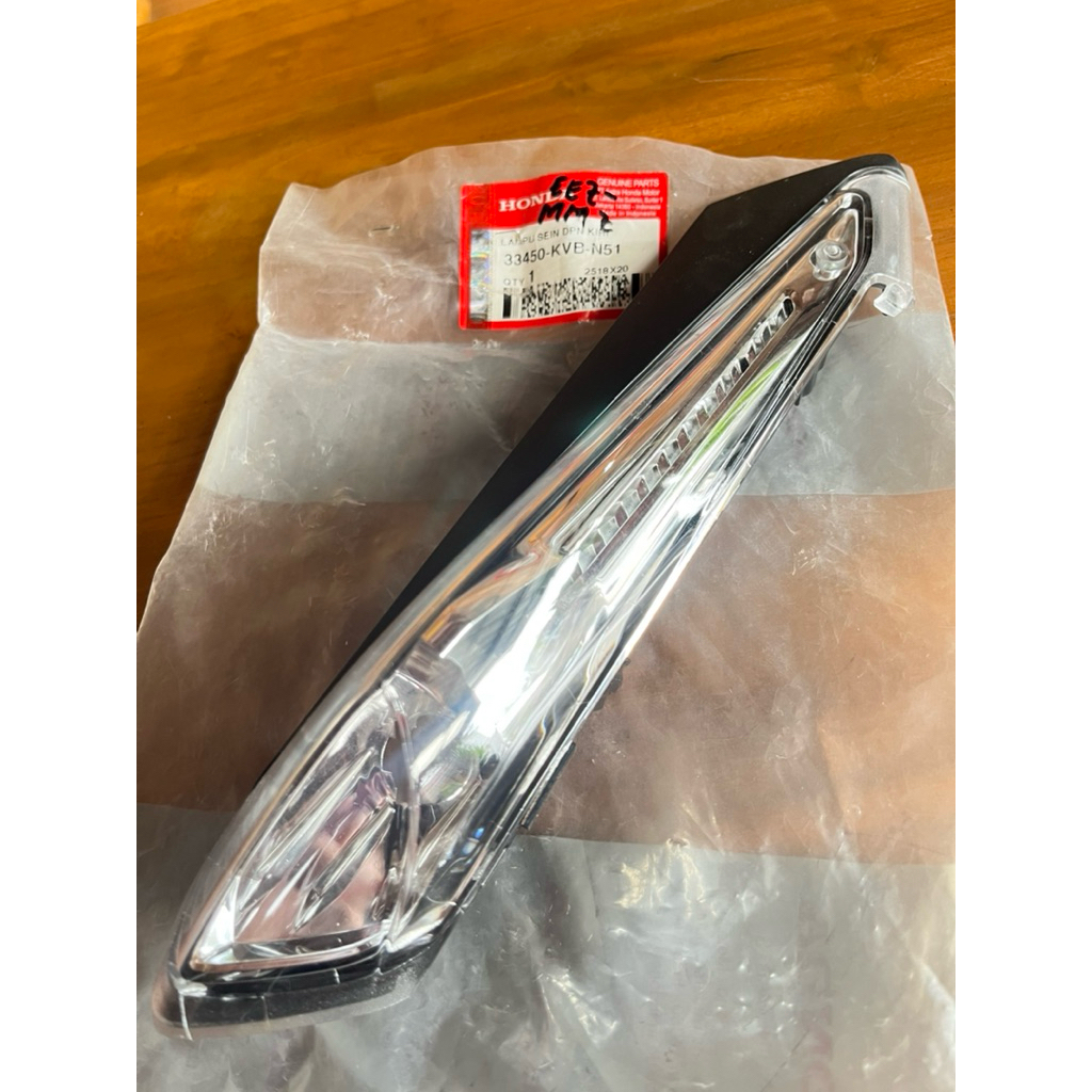 LAMPU SEIN SEN KIRI HONDA VARIO TECHNO 110 KARBU CARBU LAMA ORI AHM 33400-KVB-N51 33450-KVB-N51