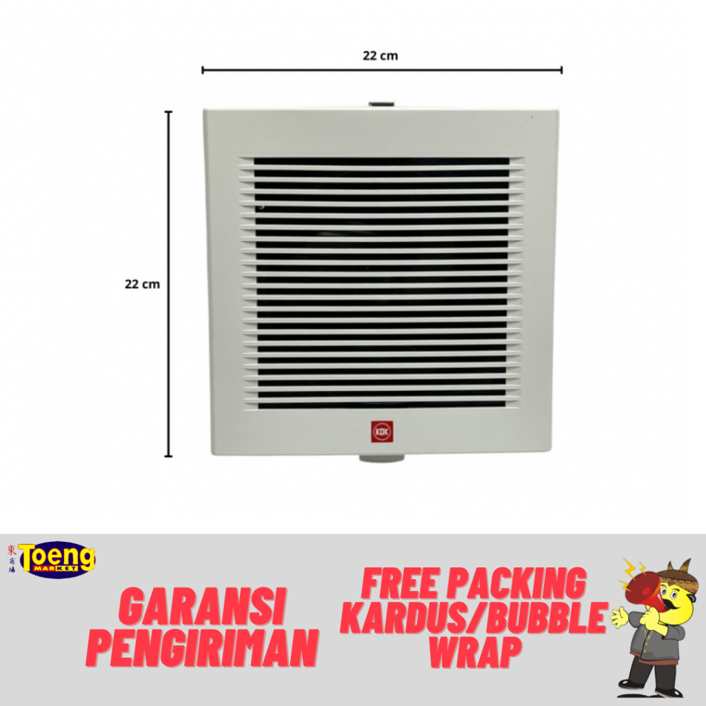 Kipas Hisap/Exhaust Fan KDK - EXHAUST FAN 15EGSB KDK