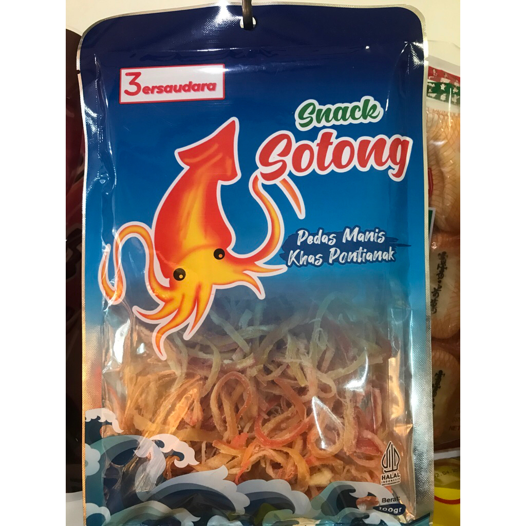 SOTONG PANGKONG / JUHI / SNACK CUMI PANGKONG RASA ORIGINAL & PEDAS MANIS - KHAS PONTIANAK