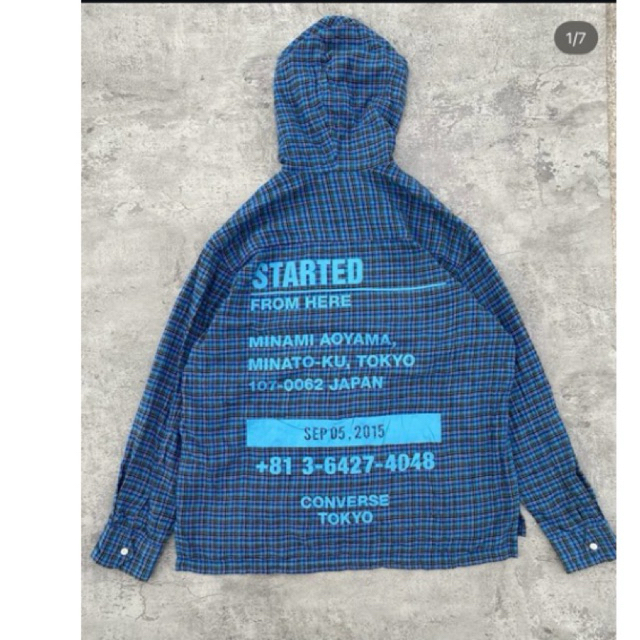 Kemeja Hodie Converse Tokyo