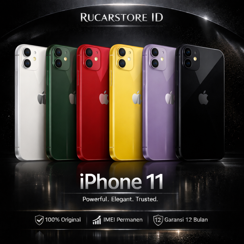 iPhone 11 Ex Ibox Original Resmi | IMEI  Permanen | Fullset | Garansi 12 Bulan