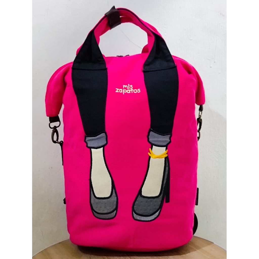 Mis Zapatos Haversack Backpack Ransel Pink Cantik