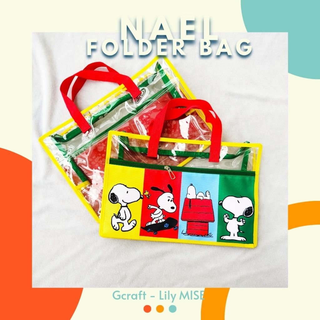 Nael Folder bag - tas folder - tas les - tas folder pvc - tas folder mika