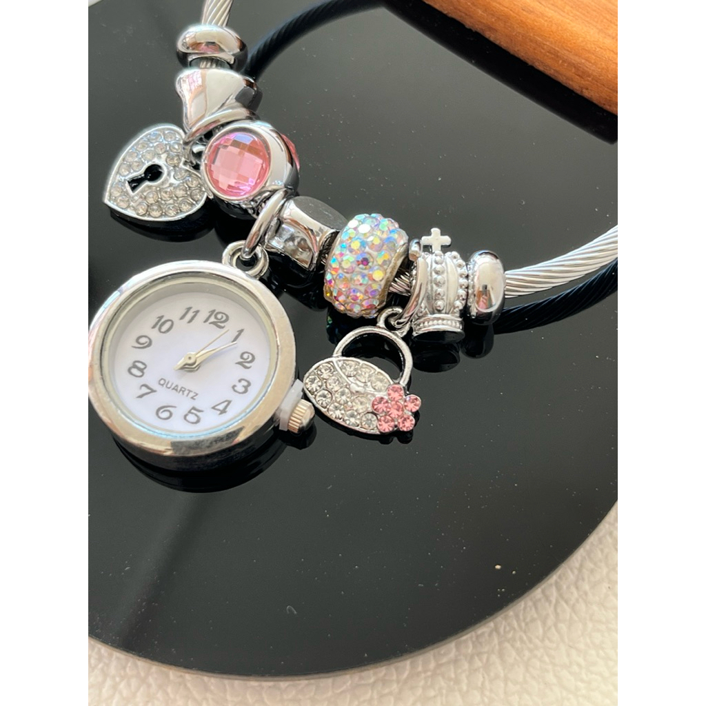 Gelang Bangle Pandora Titanium Jam Tangan