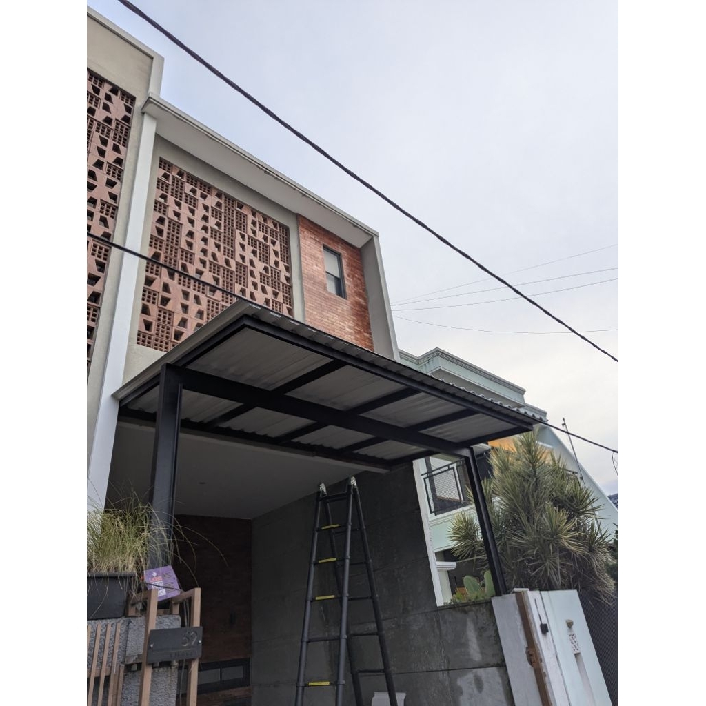kanopi carport atap upvc
