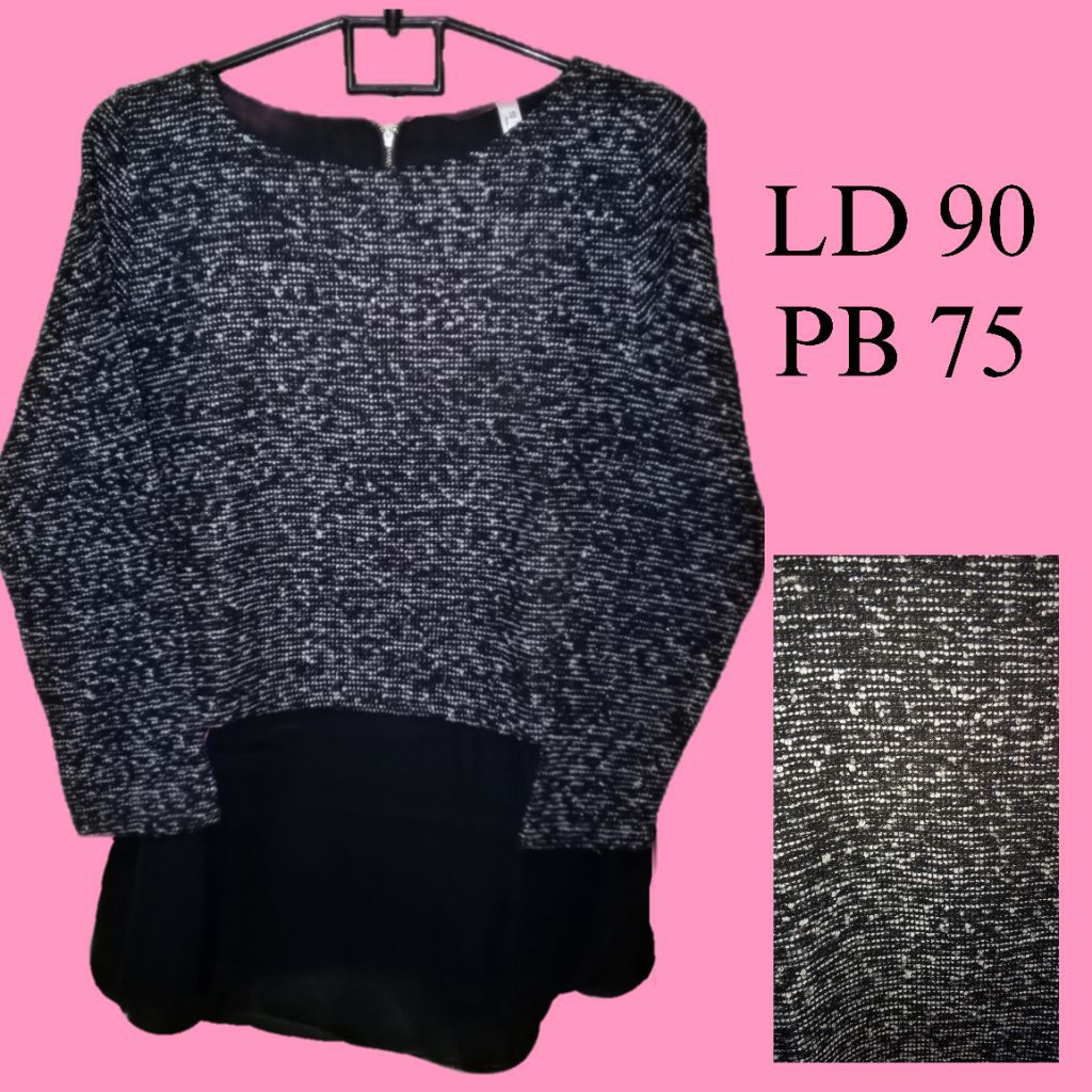 Atasan Tweed mix Sifon