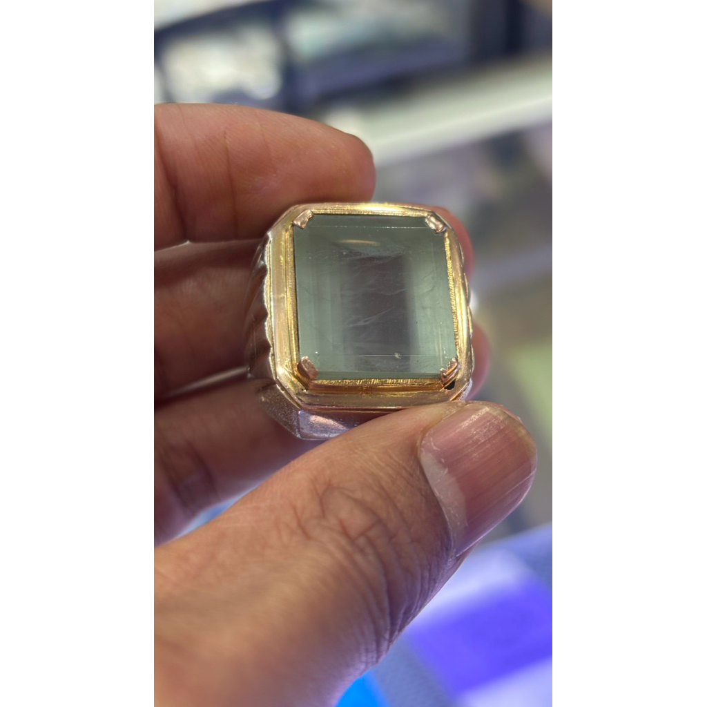 cincin aquamarine super jumbo lengkap memo