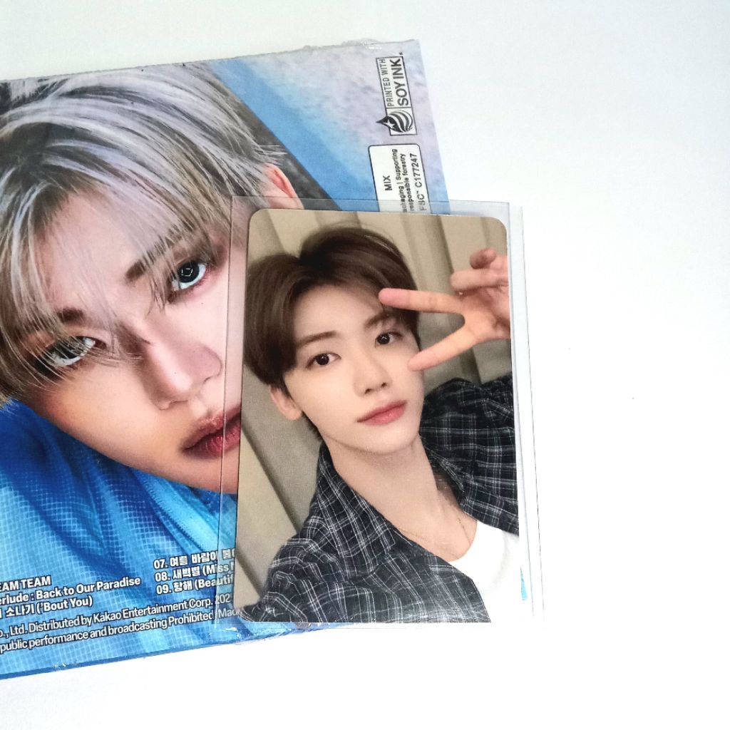 PHOTOCARD OFFICIAL NCT DREAM JAEMIN POB STARRIVER GBTTF ALBUM DIGIPACK BTTF