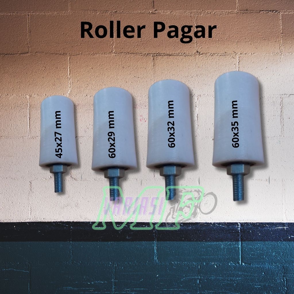 Roller Pagar Roda Nilon Pagar Geser