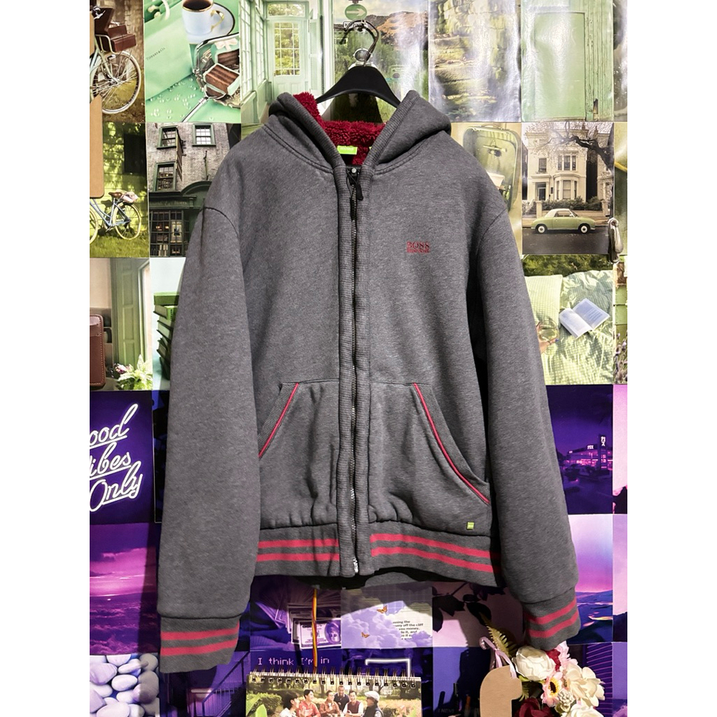 Hugo Boss Sherpa Hoodie Zipper Preloved