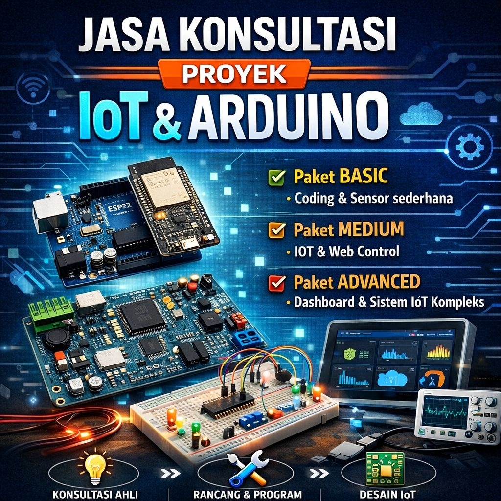 Jasa konsultasi project iot & arduino
