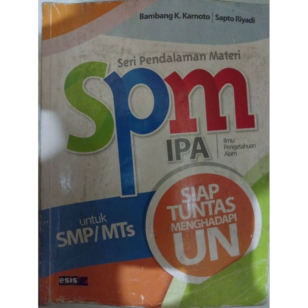 Buku Bekas Seri Pendalaman Materi SPM IPA Ilmu Pengetahuan Alam SMP/MTs