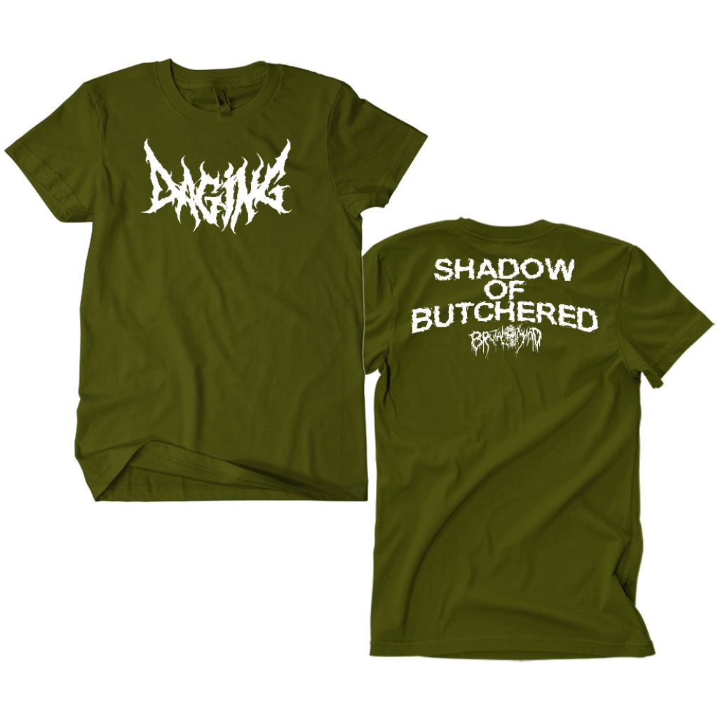 Kaos Band Daging - Shadow Of Butchered army