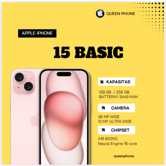 IP 15 128GB/256GB SECOND LIKE NEW FULLSET NO MINUS