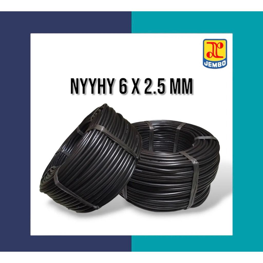 KABEL NYYHY JEMBO 6X2.5MM 6X2,5MM ECERAN PERMETER