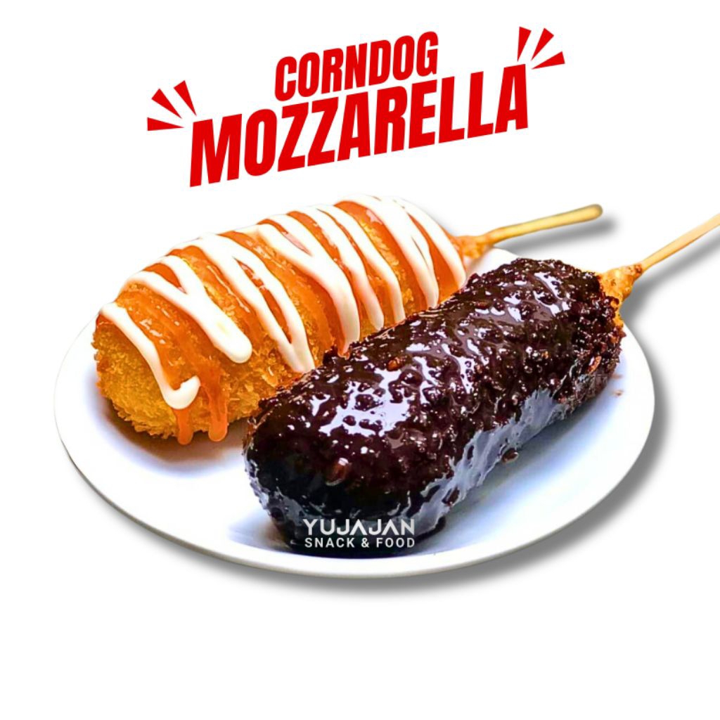 Corndog Mozarella Frozen (Khusus Pulau JAWA) By Yujajan Snack & Food