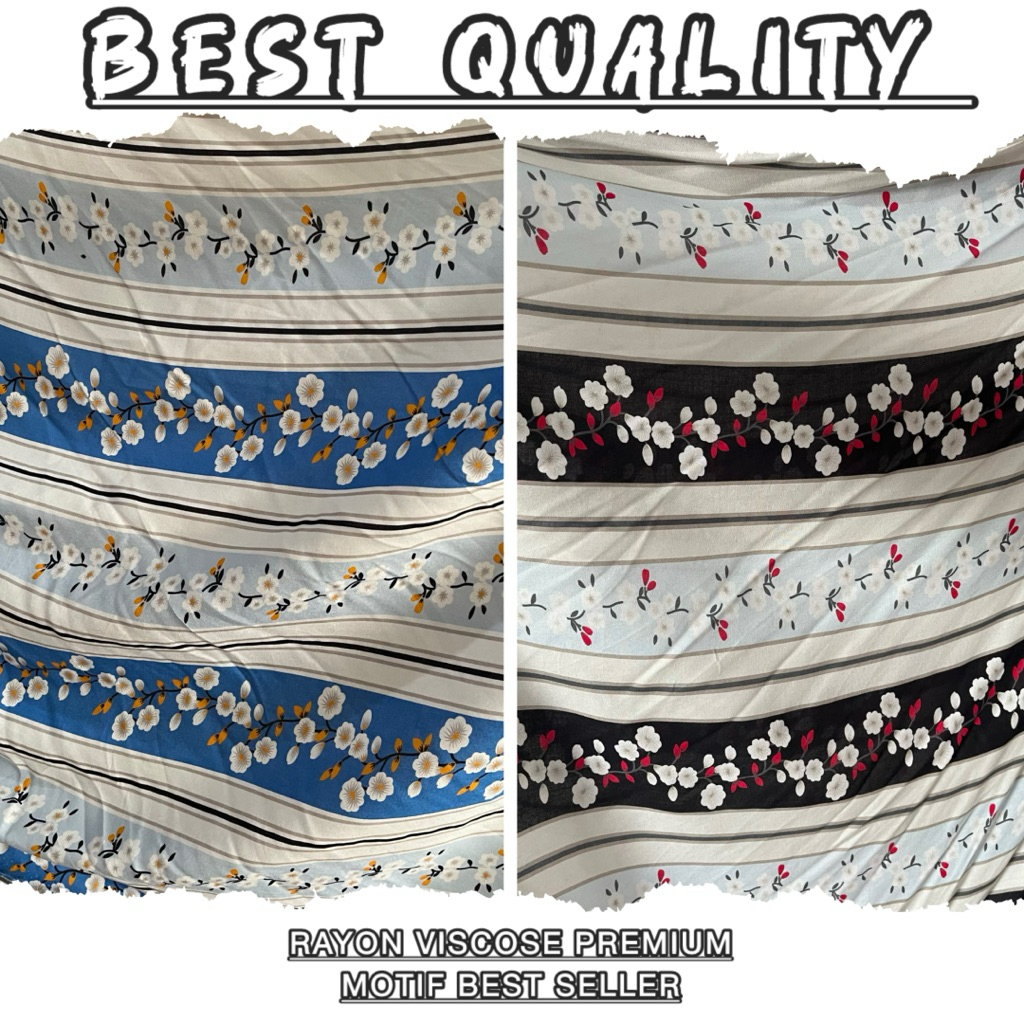 Kain Katun Rayon Viscose Premium | Kain Rayon Motif Terbaru | Kain Meteran | Katun Rayon | Kain Dast