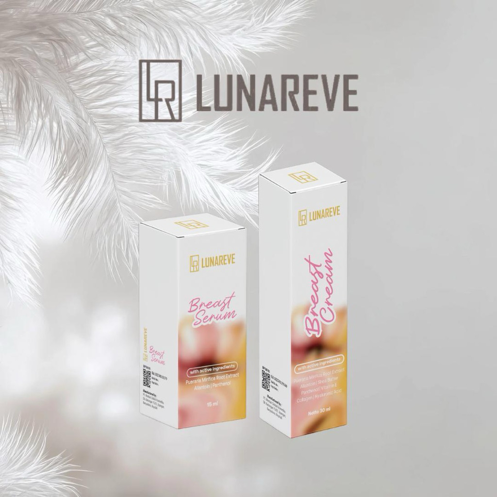 (PRIVASI) LUNAREVE PEMBESAR PENGENCANG PAYUDARA AMPUH 100% BPOM & HALAL