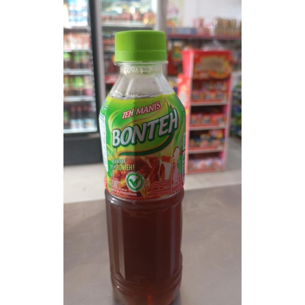 Bonteh Teh Manis 330ml – Minuman Teh Botol 1dus isi 12