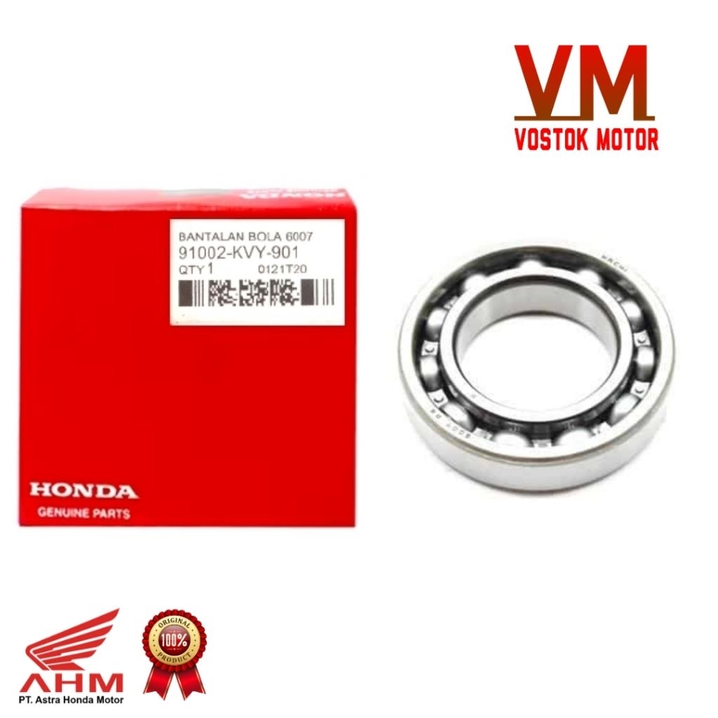 Laher,Bearing Kruk As Kiri Original AHM 6007 Honda BeAT Karbu 91002KVY901