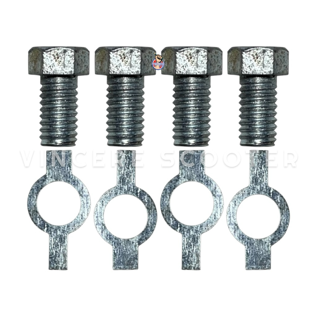 Ring Baut Kipas Magnet P/ Aluvac 125 150 Vespa VBA VBB VNB VGLA/B Kongo Super 66 Sprint S GL