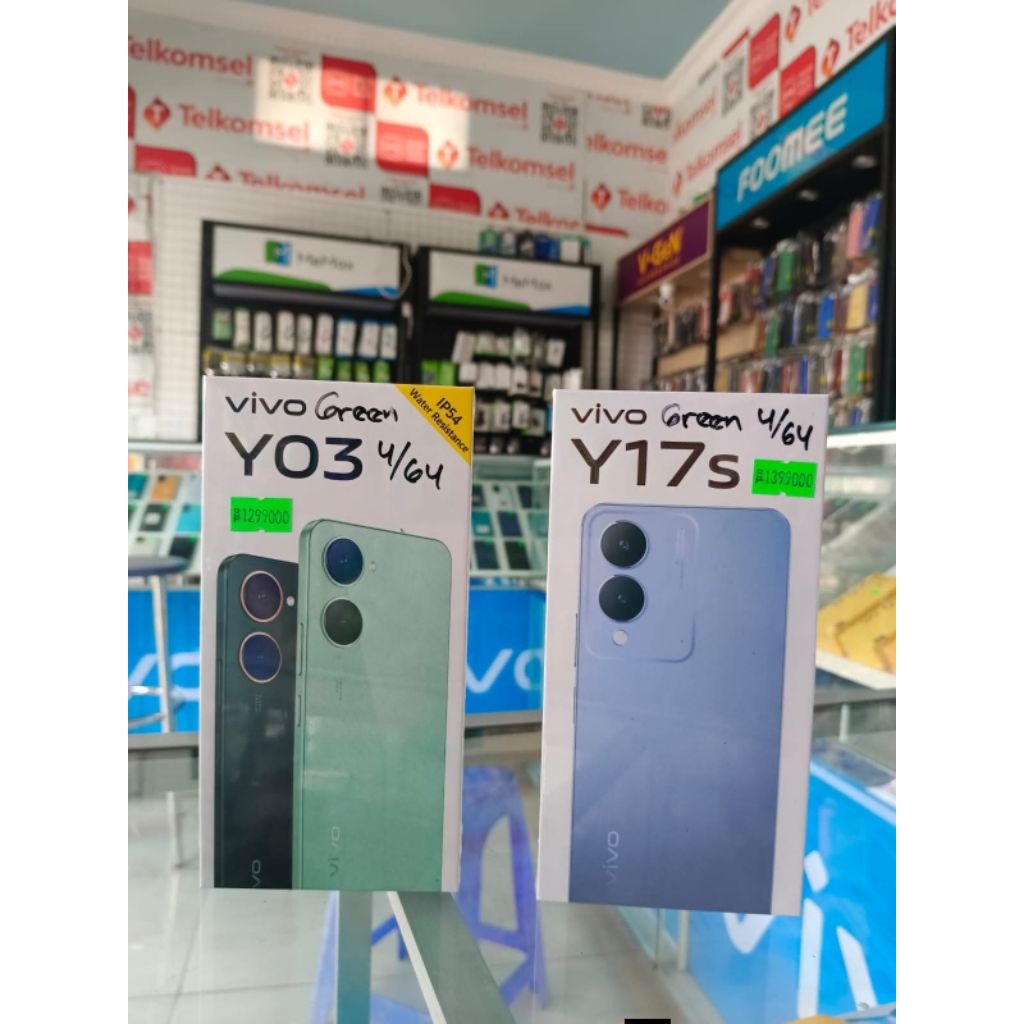 VIVO Y03 RAM 4/64GB || VIVO Y17s RAM 4/64GB - Baterai Tahan Lama