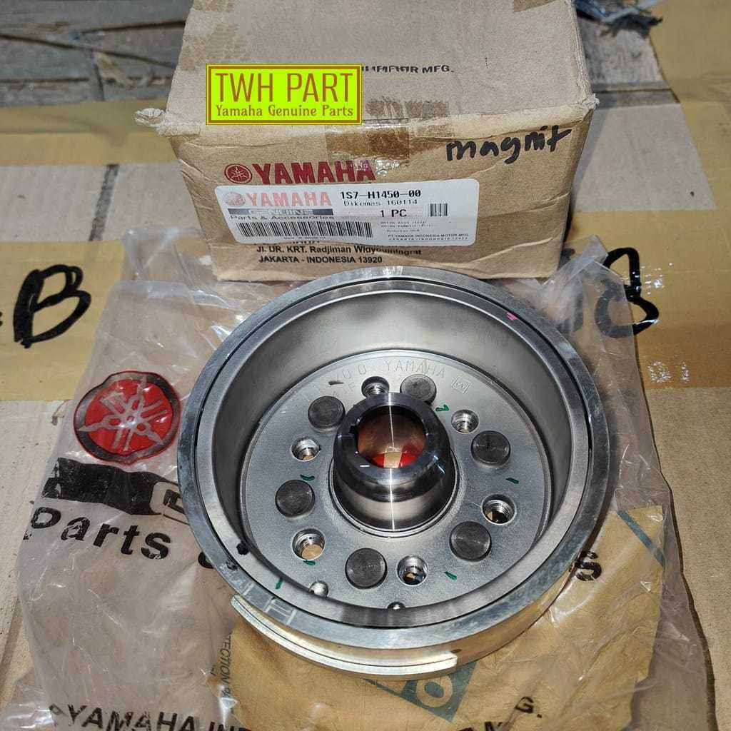 100%ORI Rotor Mangkok Magnit Magnet Assy JUpiter MX Lama OLD 1S7-H1450-00