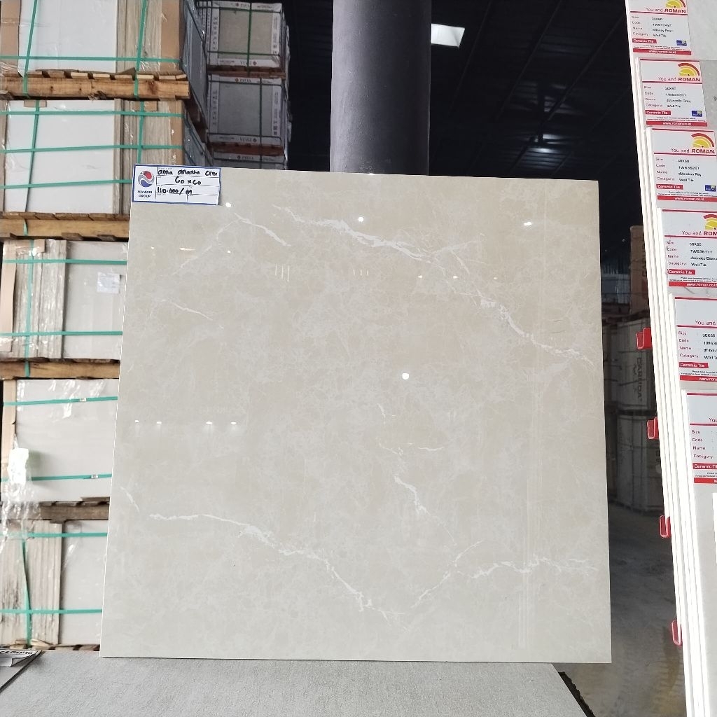 ARNA ANANTA CREAM - GRANIT POLISH MOTIF MARBLE UK 60X60