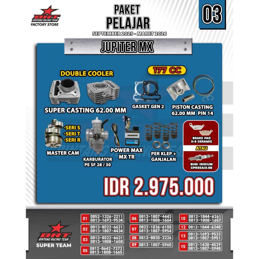 PAKET BORE UP JUPITER MX 03