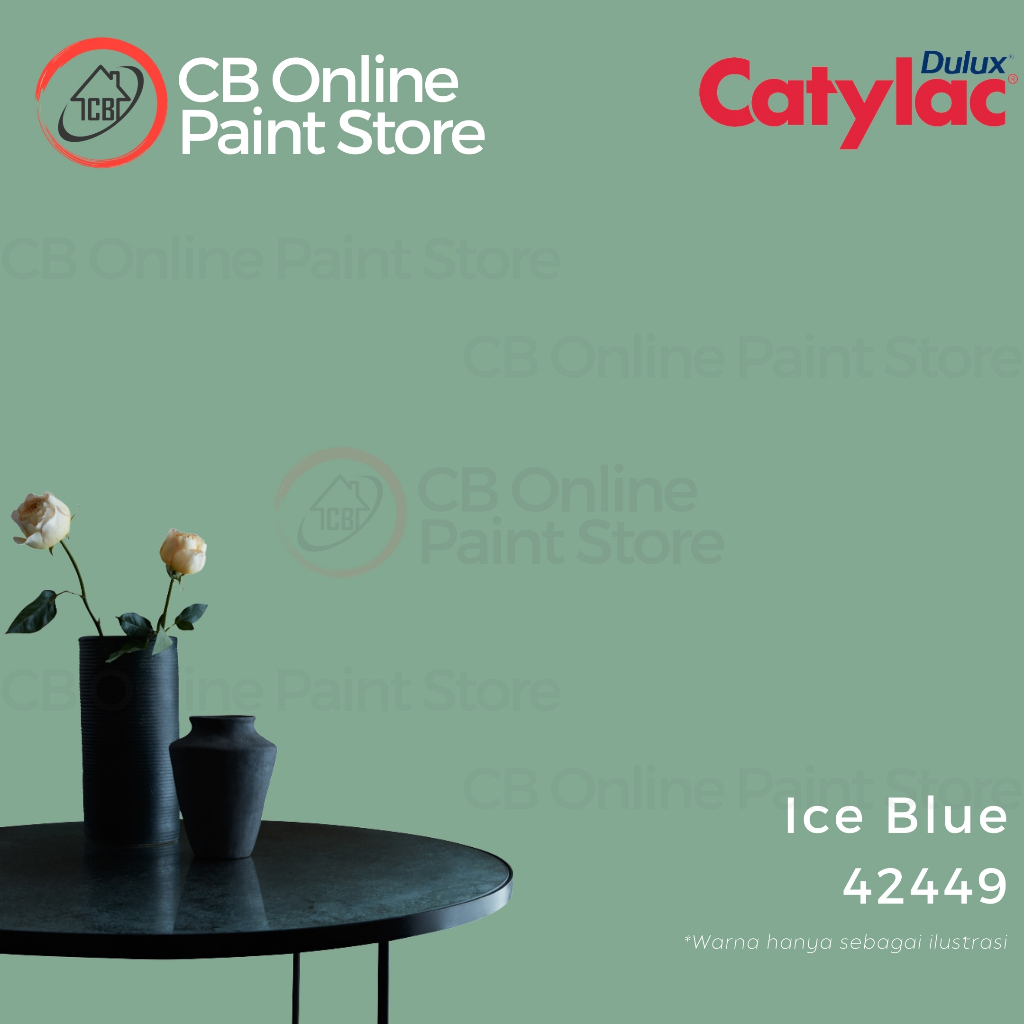 CAT TEMBOK DULUX CATYLAC - ICE BLUE 42449 - GALON
