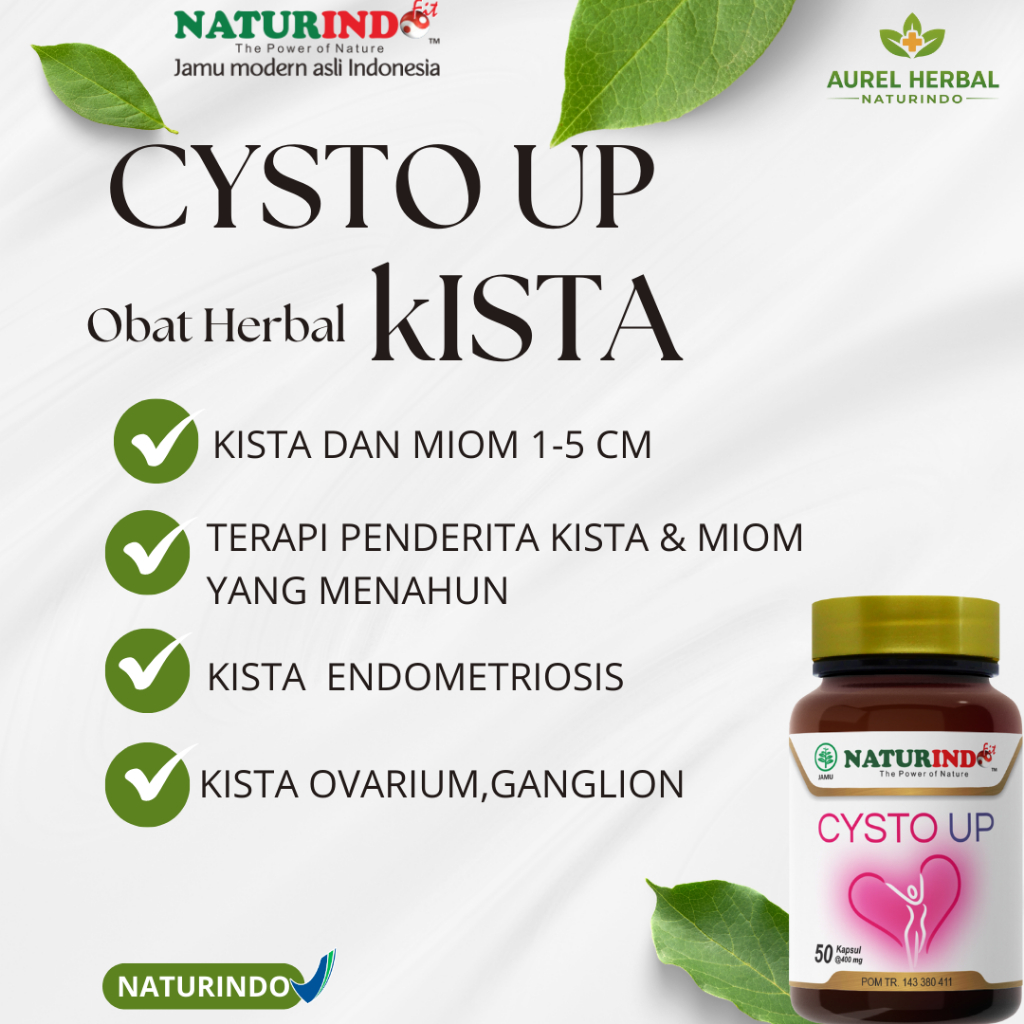 CYSTO UP Membantu Mengatasi Kista