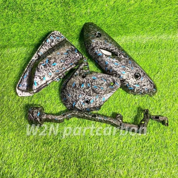 PAKET CARBON CELUP SCOOPY NEW COVER FILTER SCOOPY COVER CVT COVER SENSOR COVER KNALPOT SCOOPY 2021 2