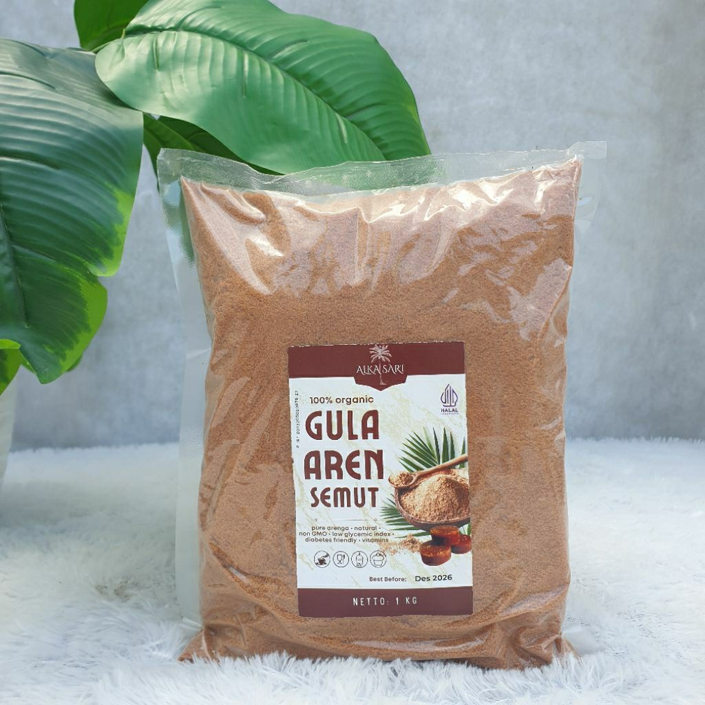 GULA AREN SEMUT ASLI  | BROWN SUGAR PALM 1000 GR ORIGINAL KUALITAS PREMIUM|GULA SEMUT PONDOK AREN|GU