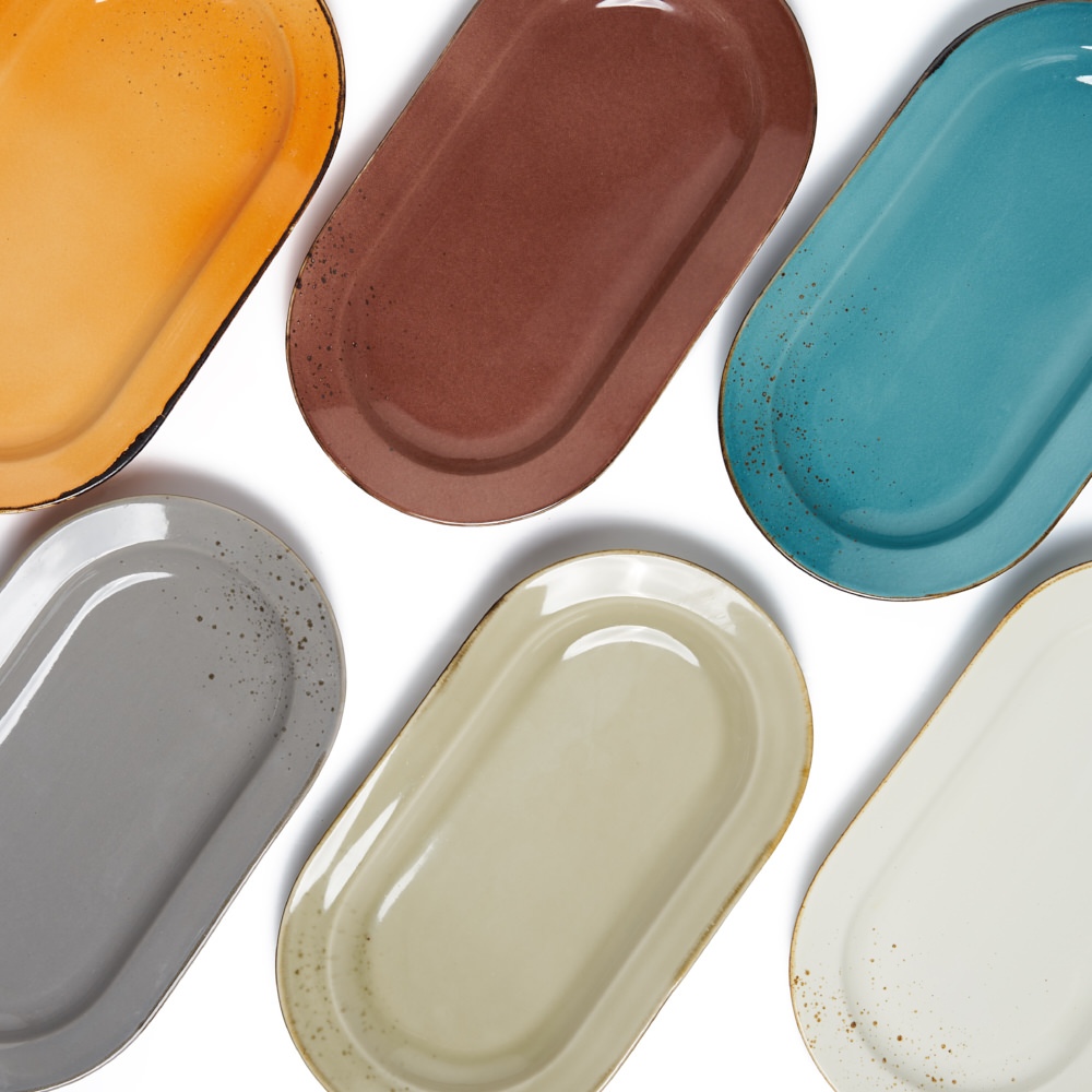 PIRING SAJI KERAMIK OVAL/PLATE OVAL BIANCA