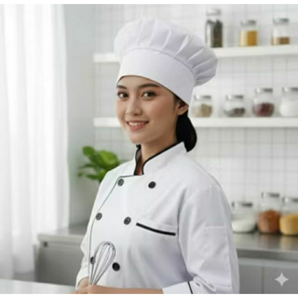 TOPI KOKI KAIN DAN KERTAS