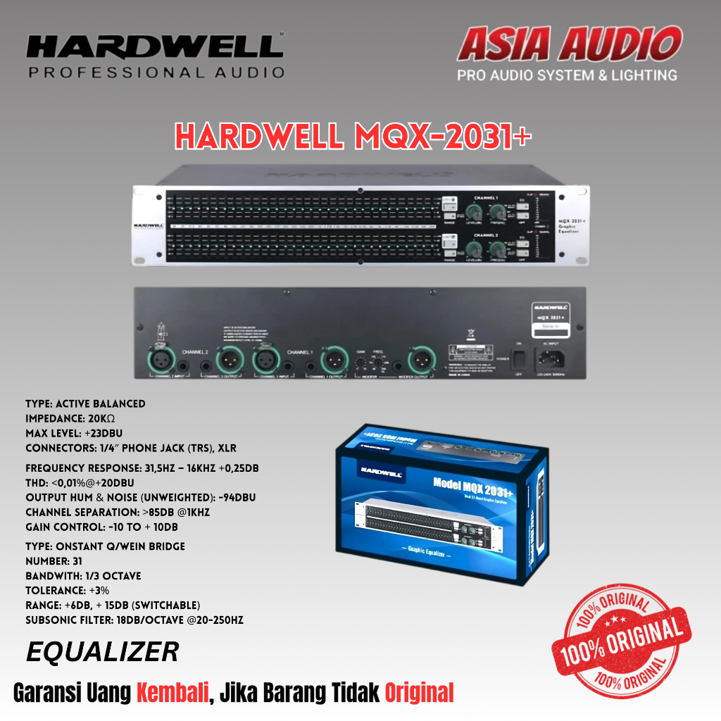 EQUALIZER HARDWELL MQX-2031+