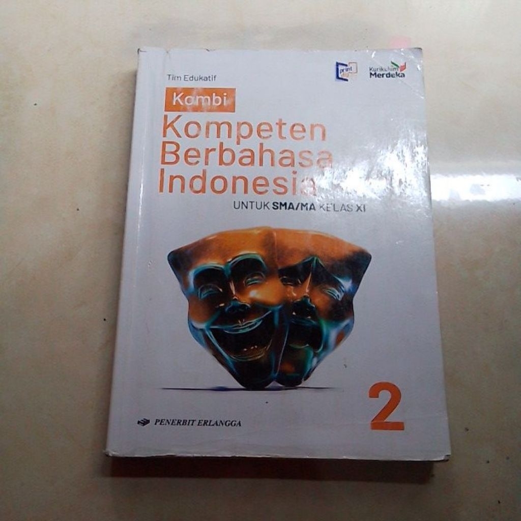 ORIGINAL Buku Pelajaran KOMBI - KOMPETEN BERBAHASA INDONESIA untuk SMA/MA Kelas XI