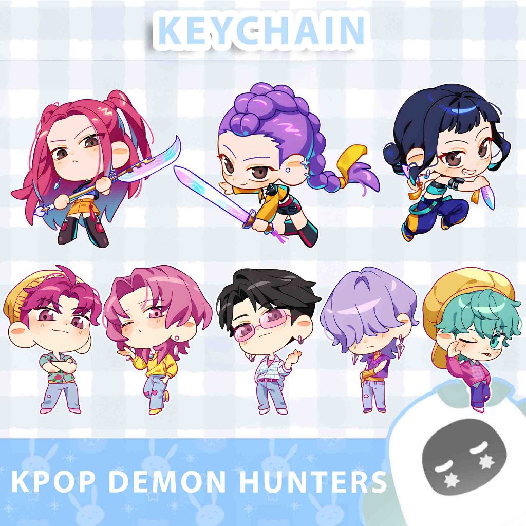 Ganci / Gantungan Kunci Akrilik KPOP DEMON HUNTERS