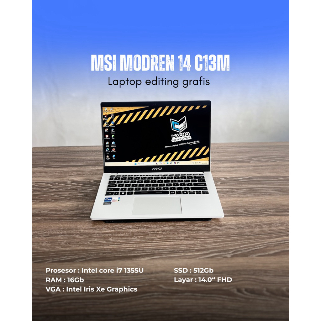 MSI Modren 14 C13M Intel Intel Core i7 1355U