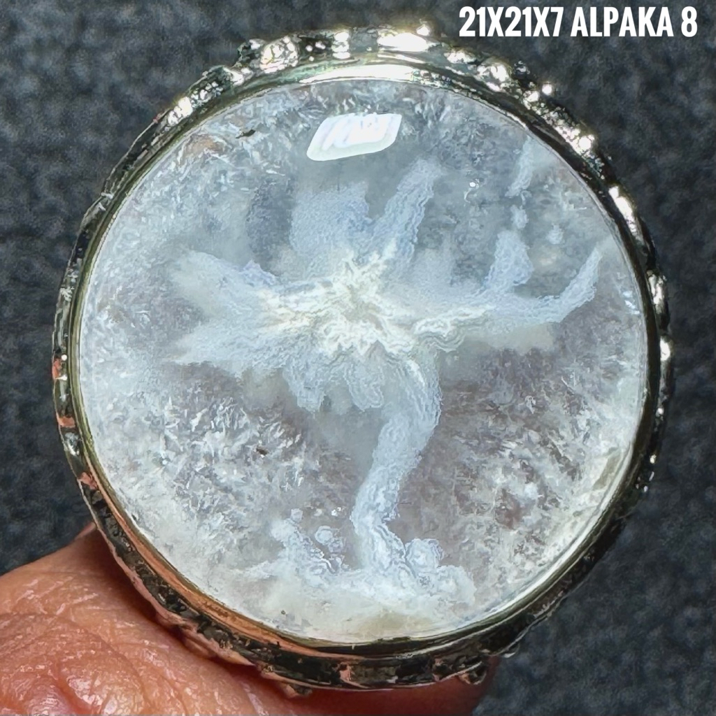 Cincin Batu Akik Natural Baturaja Es (Asli Alam)