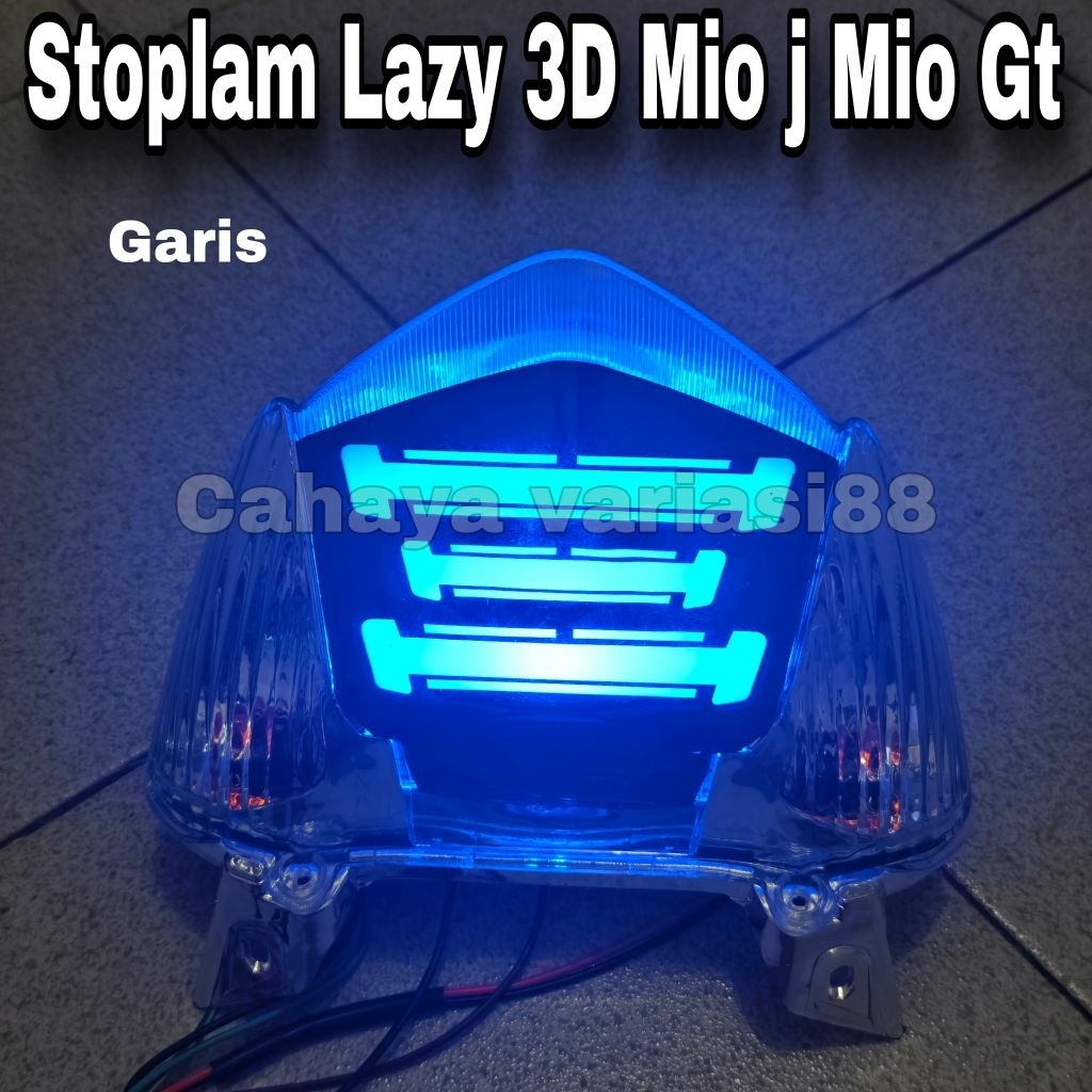 Stoplamp Custom Lazy 3D Motor Mio J Mio Gt Lampu Stop Belakang Custom Lazy Mio Gt Mio J Ful Set